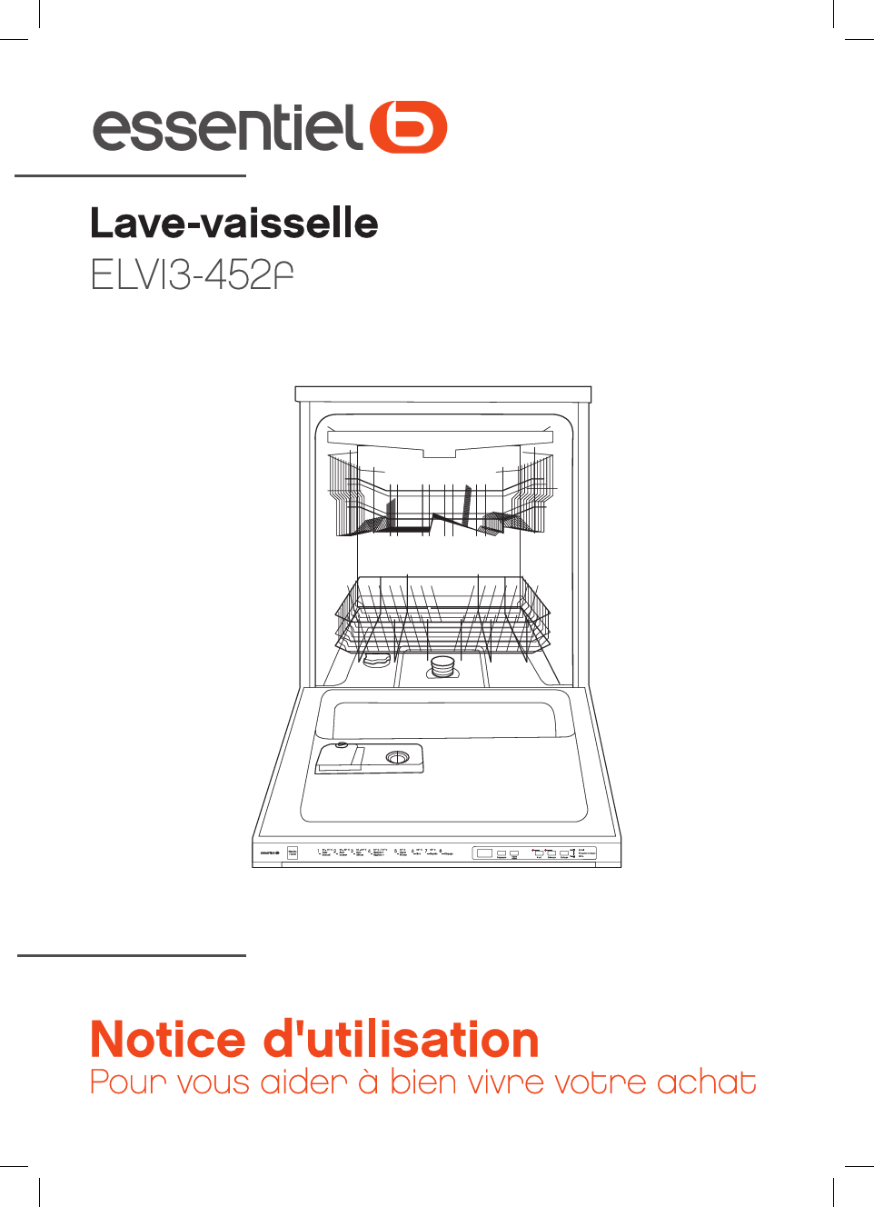 Notice Lave Vaisselle Essentielb Elvi F Trouver Une Solution Un