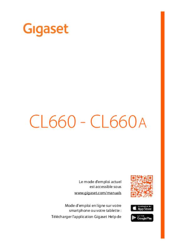 Notice GIGASET CL660 GRAPHITE téléphone sans fil Trouver une solution