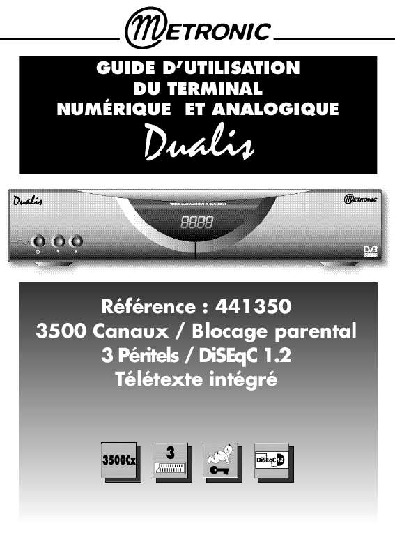 Notice METRONIC DUALIS Trouver une solution à un problème METRONIC