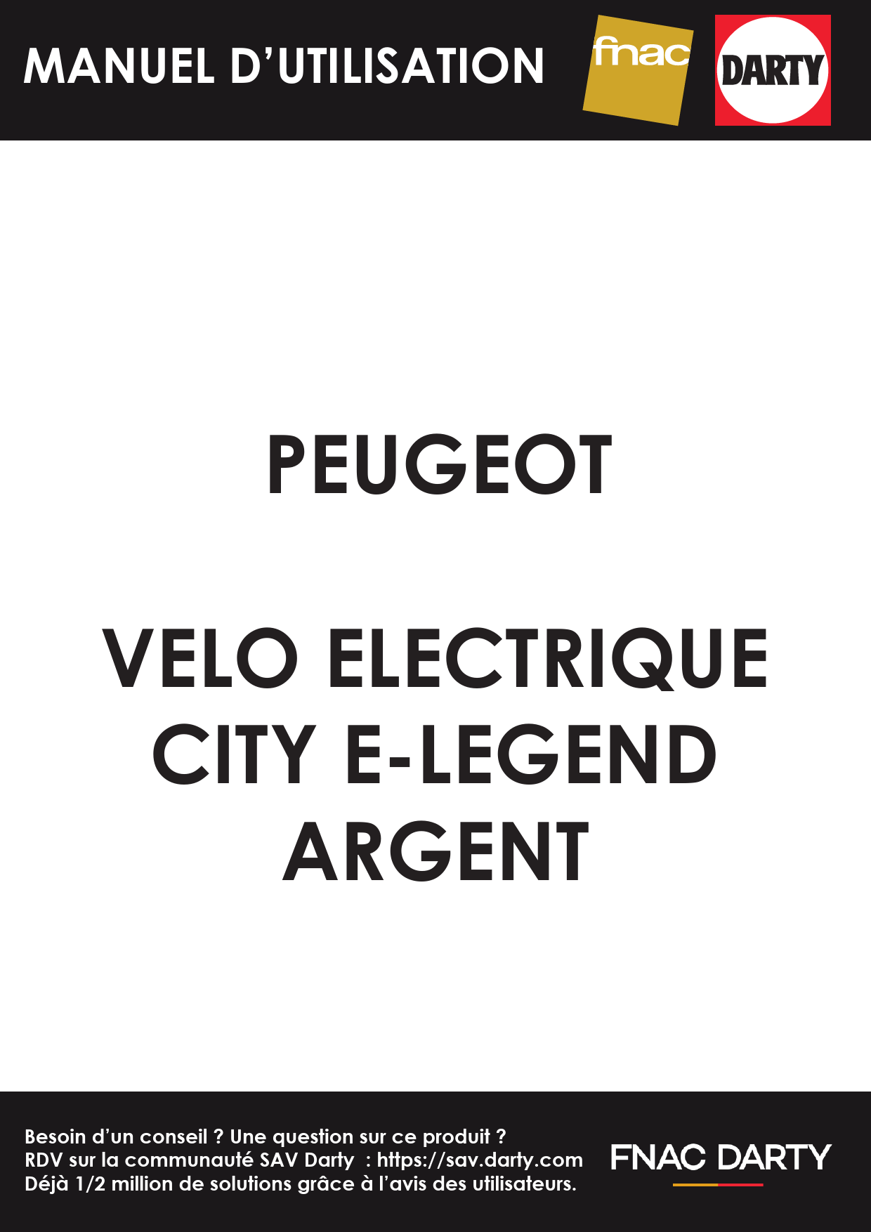 Notice Peugeot E Legend Voiture Trouver Une Solution Un Probl Me