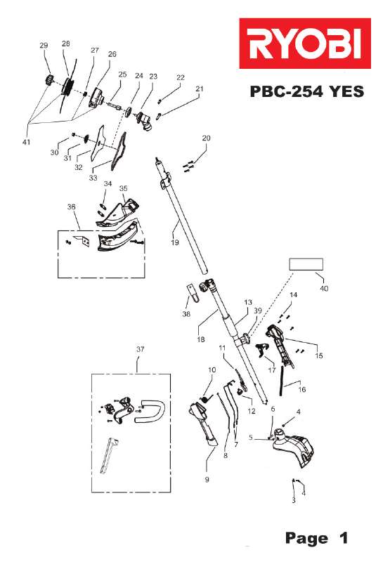 Notice RYOBI PBC 254 YES Trouver une solution à un problème RYOBI PBC