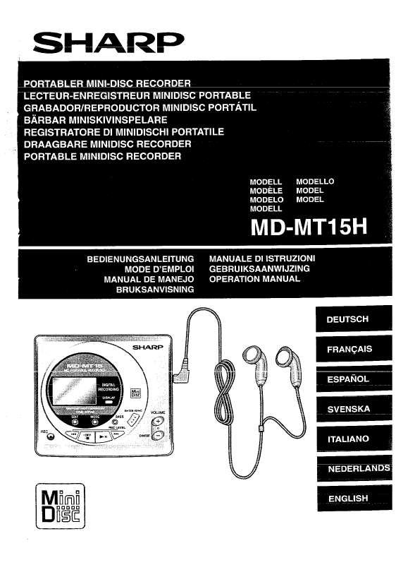 Notice SHARP MD MT15H chaîne hifi Trouver une solution à un problème