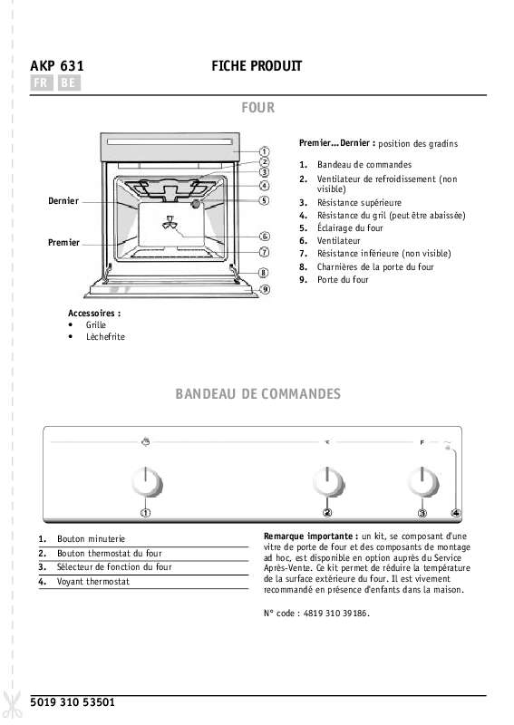 Notice Four Whirlpool Akp Ix Trouver Une Solution Un Probl Me