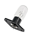 ampoule et hublot de lampe micro-ondes