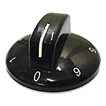 manette et bouton plaque de cuisson