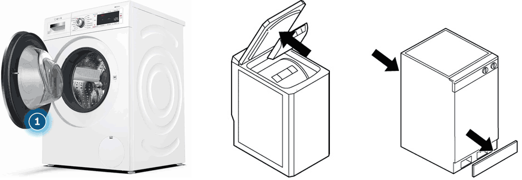 Trouver la référence de votre lave-linge LG
