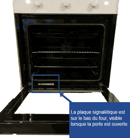 Trouver la référence de votre four Beko