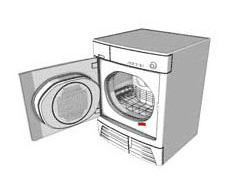 Trouver la référence de votre sèche-linge Faure