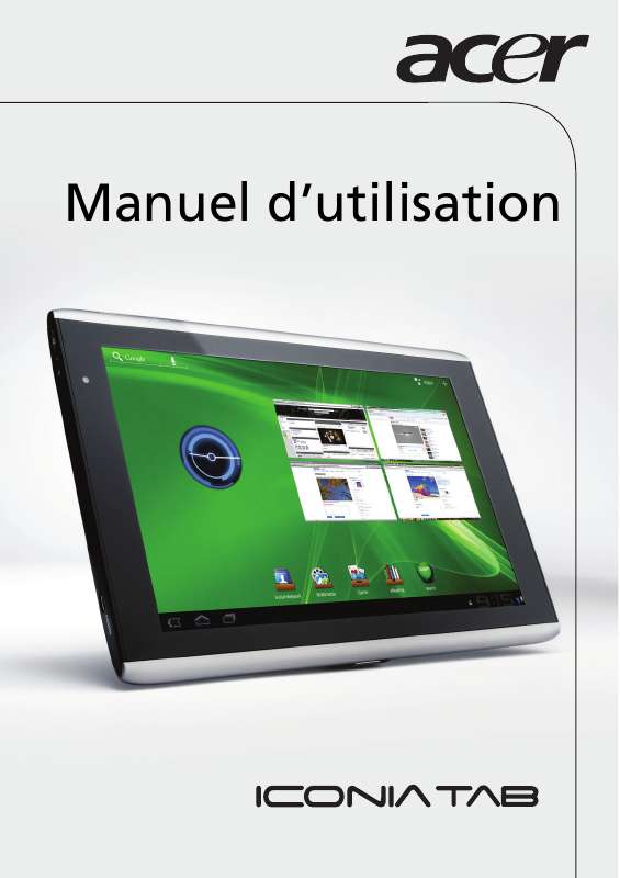 Mode d'emploi ACER ICONIA TAB A501