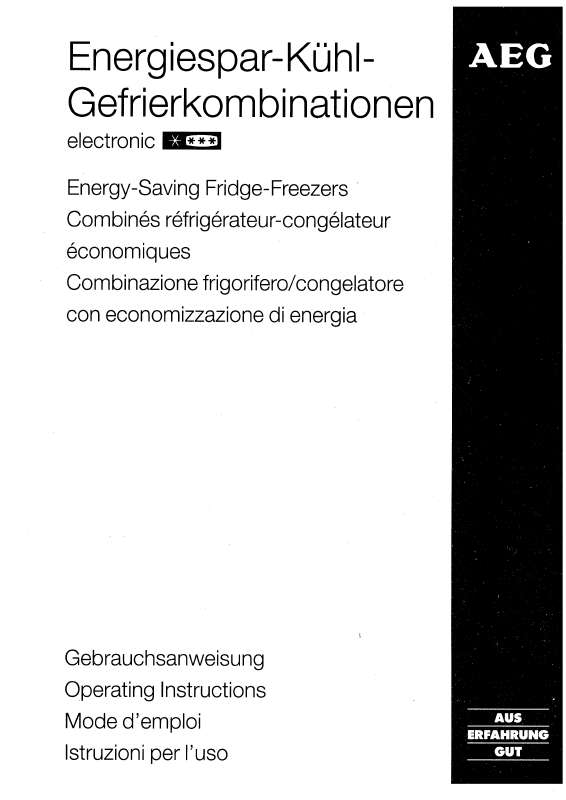 Mode d'emploi AEG-ELECTROLUX -O-S.3042-2KG
