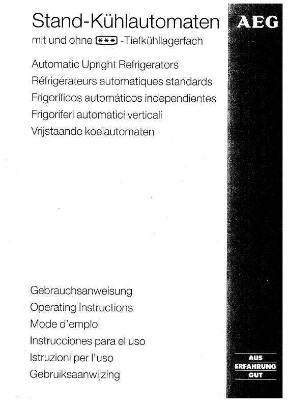 Mode d'emploi AEG-ELECTROLUX 621571104CH
