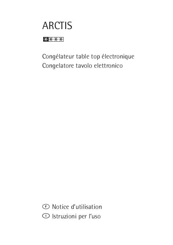 Mode d'emploi AEG-ELECTROLUX A1283GS7