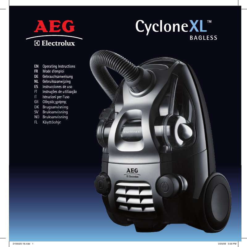 Mode d'emploi AEG-ELECTROLUX ACX6204N
