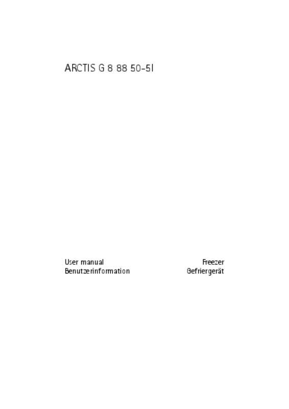 Mode d'emploi AEG-ELECTROLUX AG88850-5I