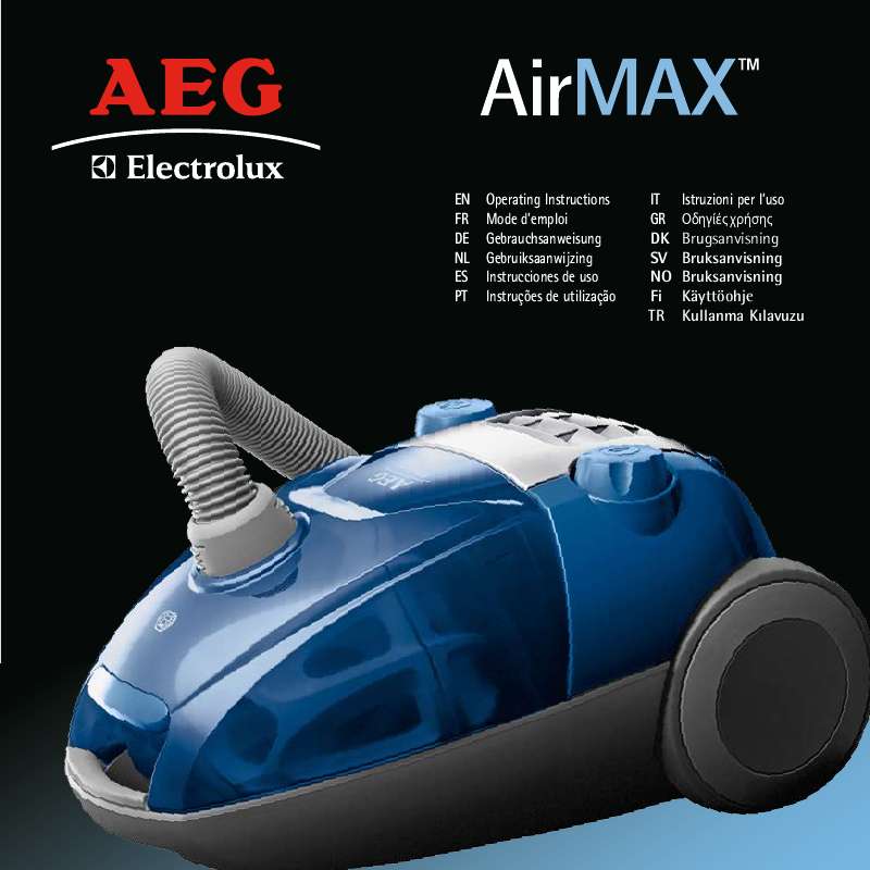 Mode d'emploi AEG-ELECTROLUX AIR MAX