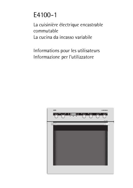 Mode d'emploi AEG-ELECTROLUX CE4100-1-BCH