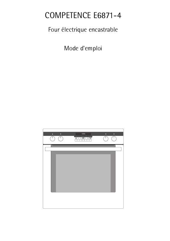 Mode d'emploi AEG-ELECTROLUX E6871-4-M R05