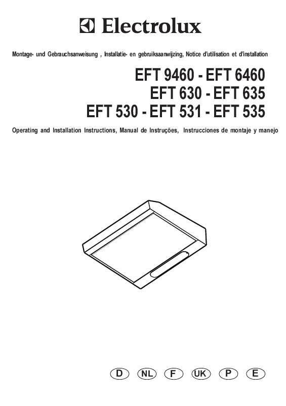 Mode d'emploi AEG-ELECTROLUX EFT630B-GB