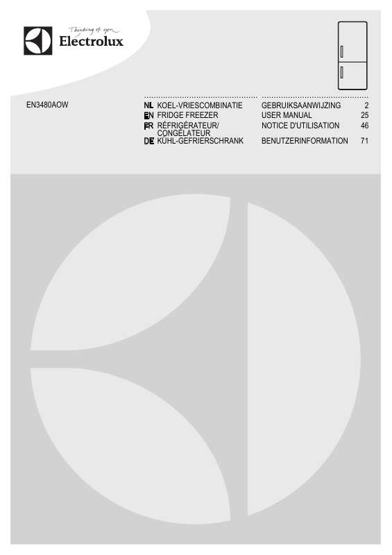 Mode d'emploi AEG-ELECTROLUX EN3480AOW