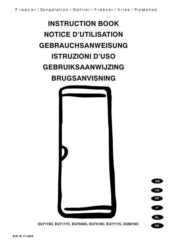 Mode d'emploi AEG-ELECTROLUX EU7519C