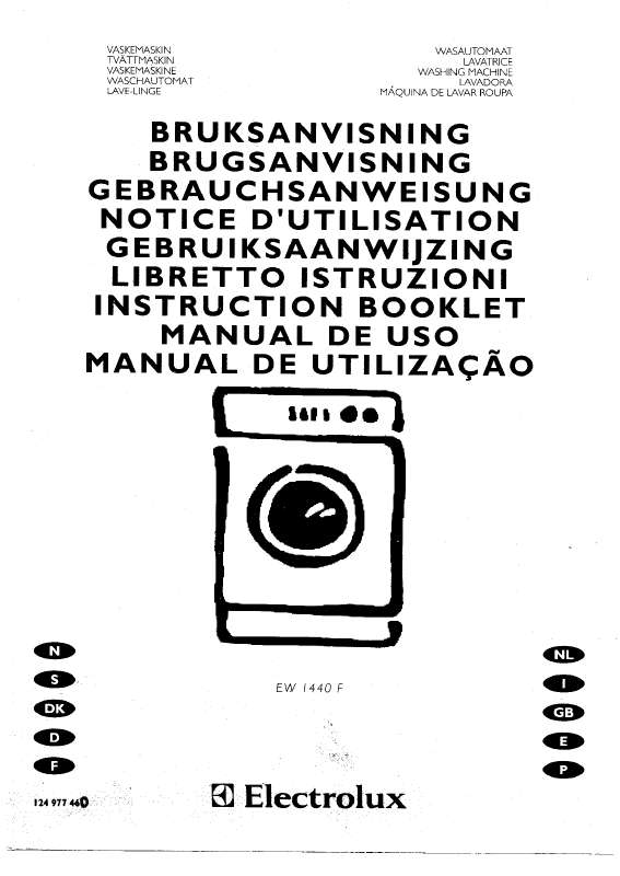 Mode d'emploi AEG-ELECTROLUX EW1440F