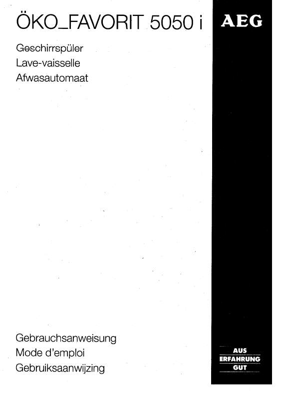 Mode d'emploi AEG-ELECTROLUX FAV5050I-M SSF