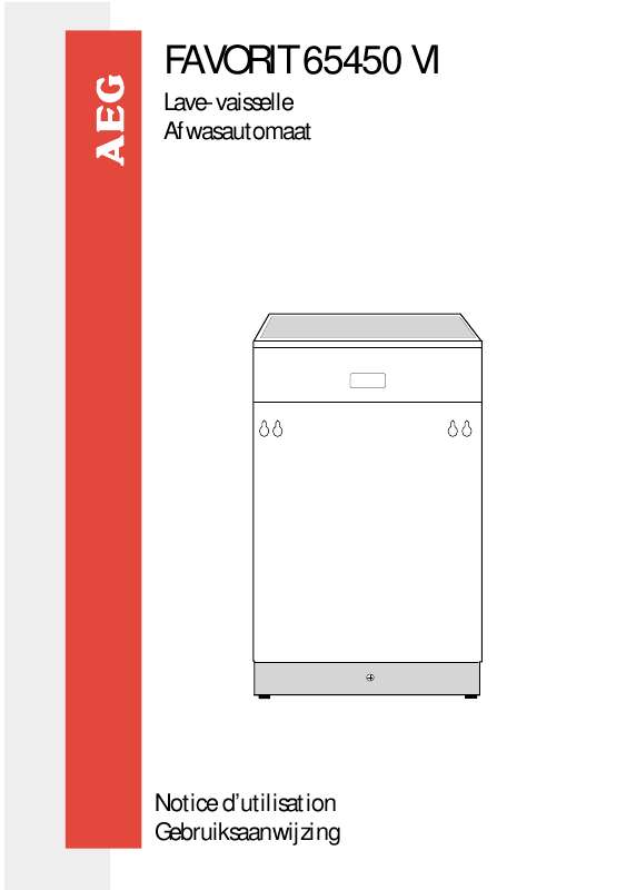 Mode d'emploi AEG-ELECTROLUX FAVORIT65450VI