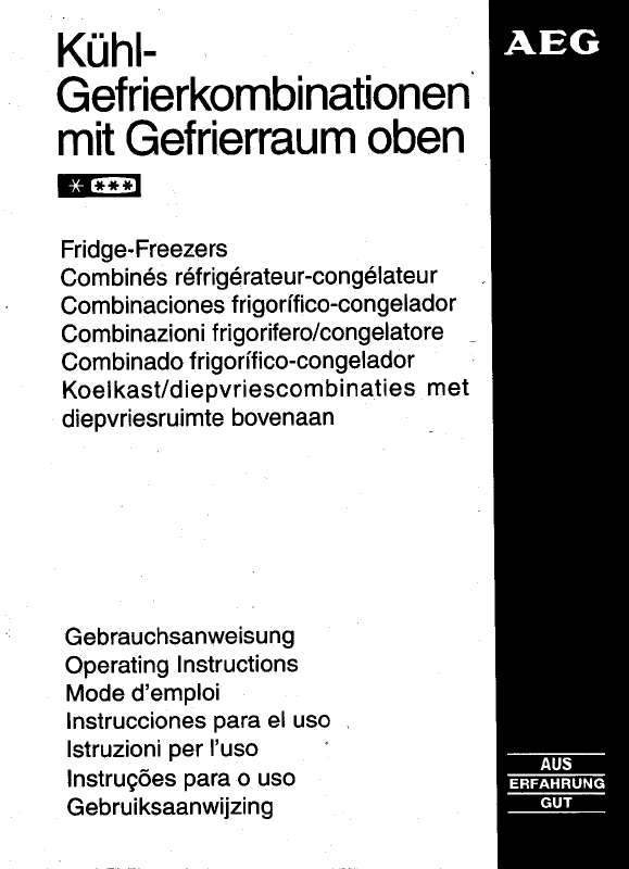 Mode d'emploi AEG-ELECTROLUX SANTO2752-5DT