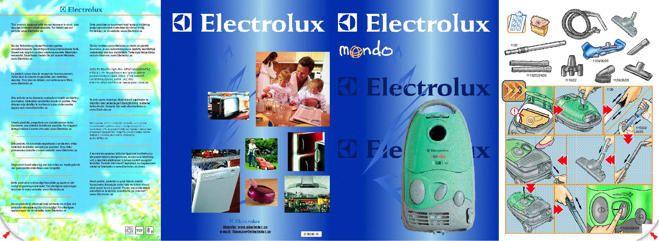 Mode d'emploi AEG-ELECTROLUX Z1124