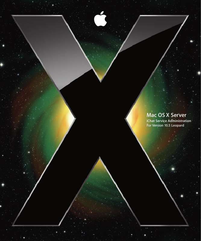 Mode d'emploi APPLE MAC OS X SERVER 10.5