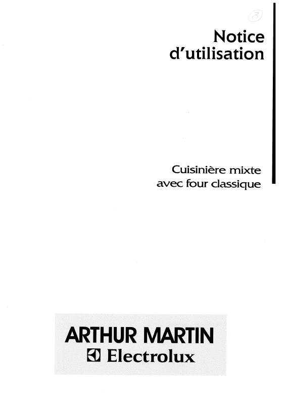 Mode d'emploi ARTHUR MARTIN CM6456-1
