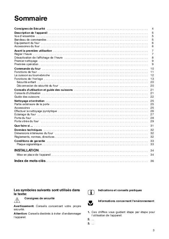 Mode d'emploi ARTHUR MARTIN FE6415W1FAECENT.M