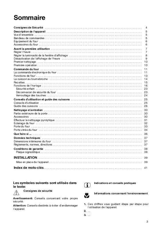 Mode d'emploi ARTHUR MARTIN FE6460W1FAECENT.M