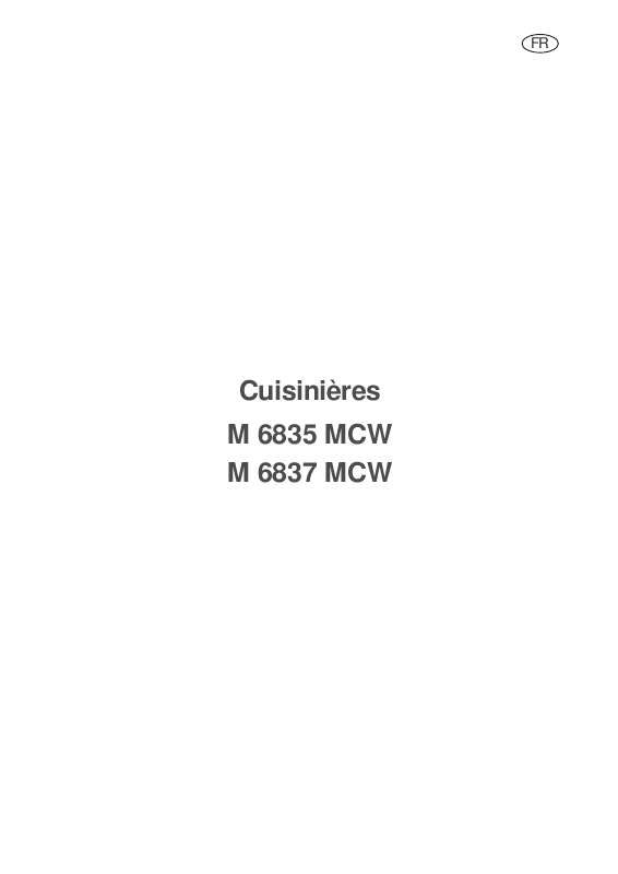 Mode d'emploi ARTHUR MARTIN M6837MCW