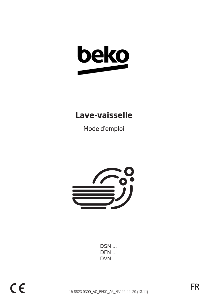 Notice lavevaisselle BEKO DVN06430W Trouver une solution à un problème BEKO DVN06430W mode d