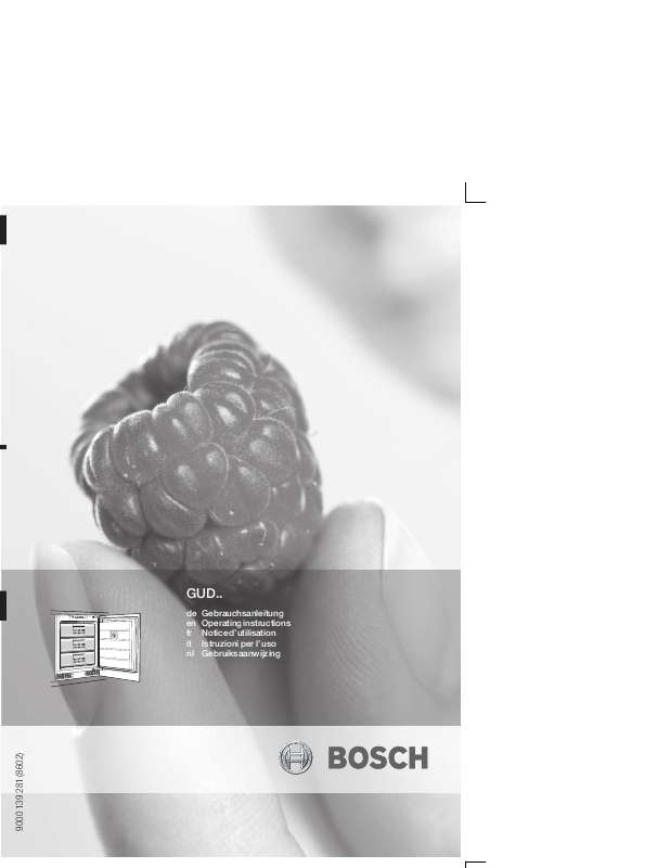 Mode d'emploi BOSCH GUD 15A50RU/01