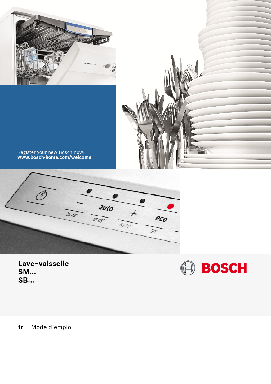 Mode d'emploi BOSCH SMS46KW07E