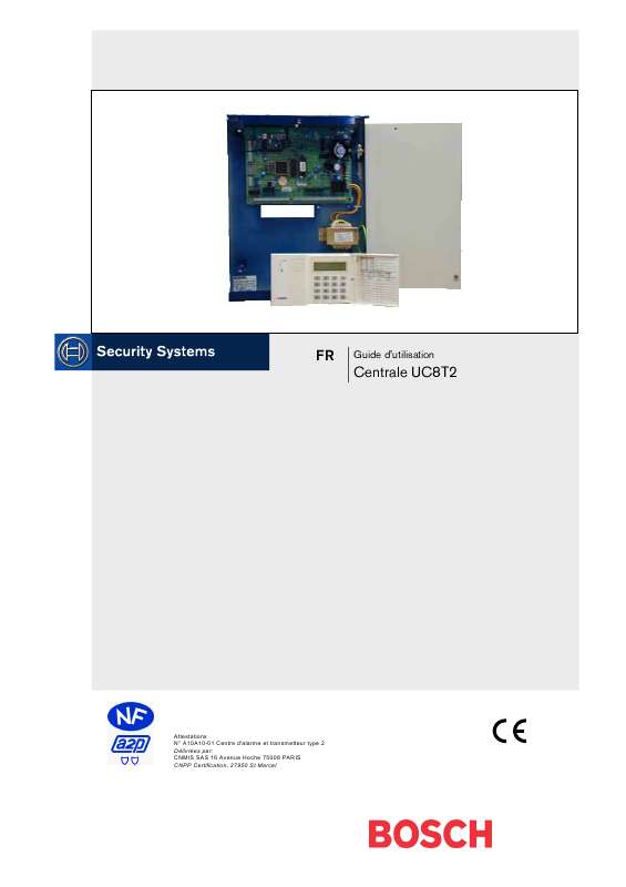 Mode d'emploi BOSCH UC8T2