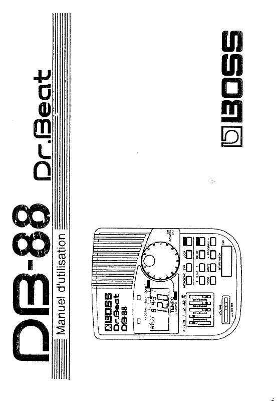 Mode d'emploi BOSS DB-88
