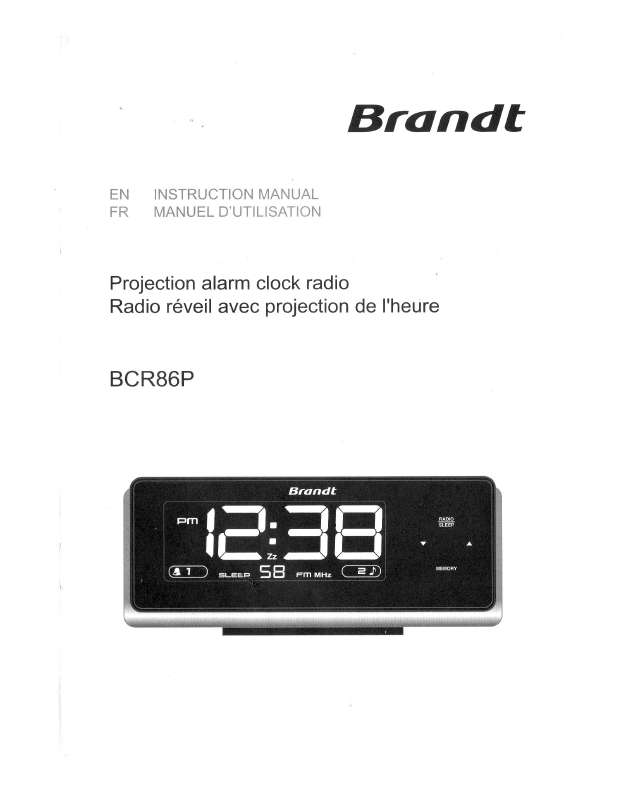 Brandt Radio réveil brandt 