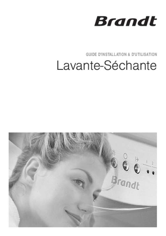 Mode d'emploi BRANDT WTD1073F