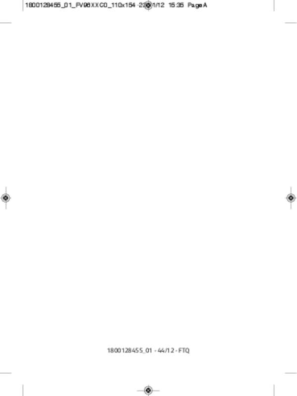 Mode d'emploi CALOR FV9641C0 ULTIMATE ANTI CALC
