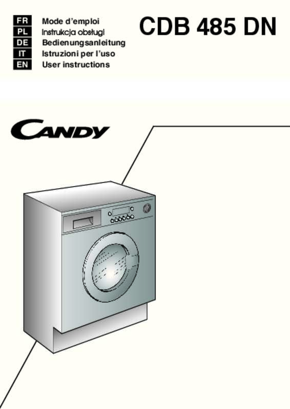 Mode d'emploi CANDY CDB485DN/1S