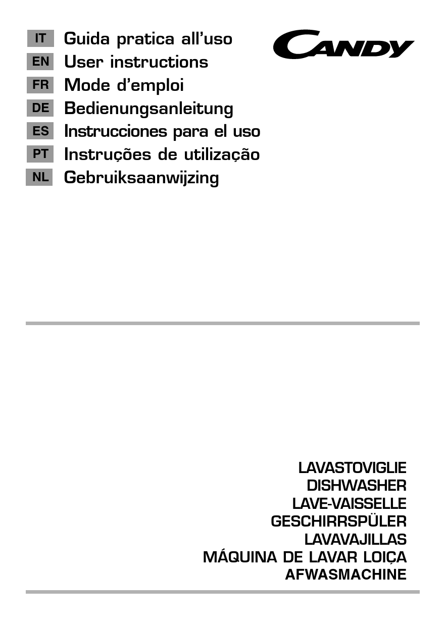 Mode d'emploi CANDY CDPM 3DS62DX