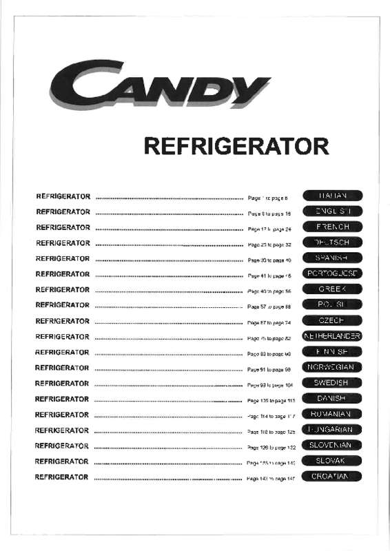 Notice CANDY CFO 195/1 E Trouver une solution à un problème CANDY CFO 195/1 E mode d'emploi