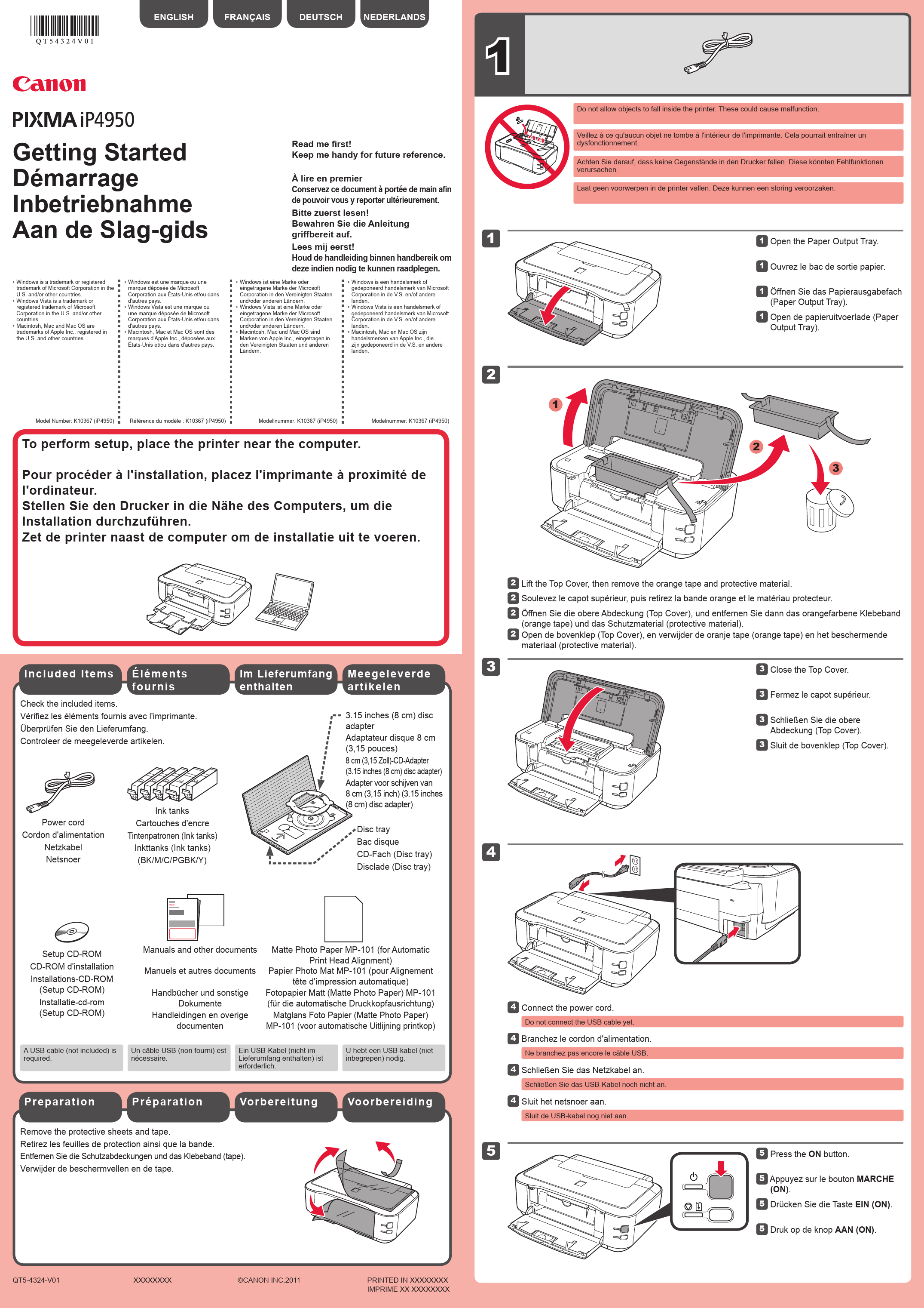 Notice Canon Pixma Ip4950 Imprimante Jet Dencre Trouver Une Solution à Un Problème Canon 3479