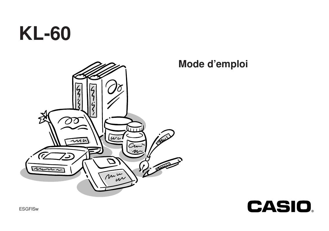 Notice CASIO KL60 autres Trouver une solution à un problème CASIO KL