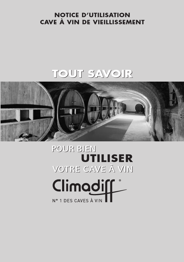 Notice cave à vin CLIMADIFF ACICLI573E Trouver une solution à un