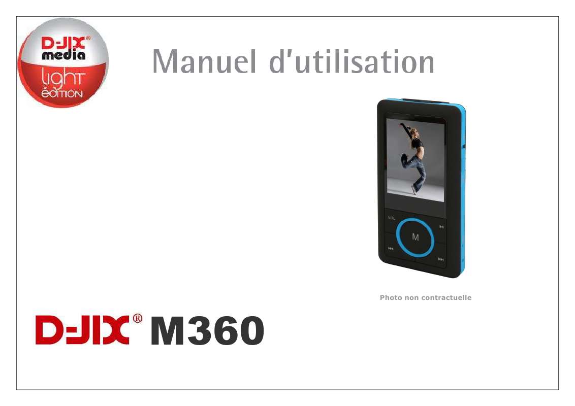 Notice DJIX M360 lecteur mp3 Trouver une solution à un problème D