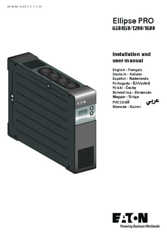 Batterie onduleur (ASI) pour EATON Ellipse ECO 650 FR USB